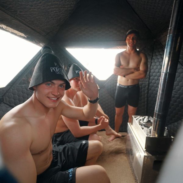 PortaSauna Hex 1,8x1,8x2,1m komplett paket