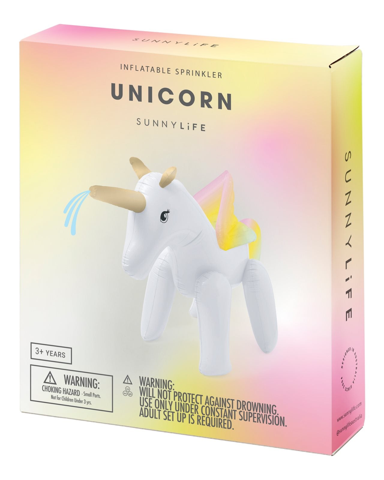 Uppblåsbar Sprinkler Mima the Unicorn Lemon Lilac