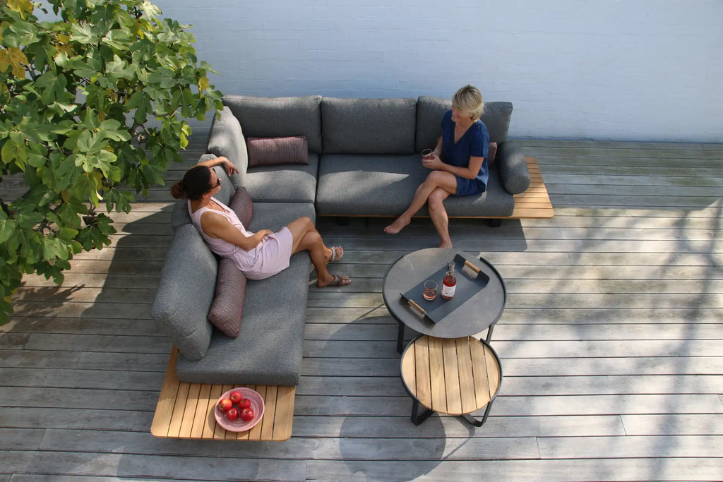 STAY Natural kombo 5-sits mörkgrå/grönt rep