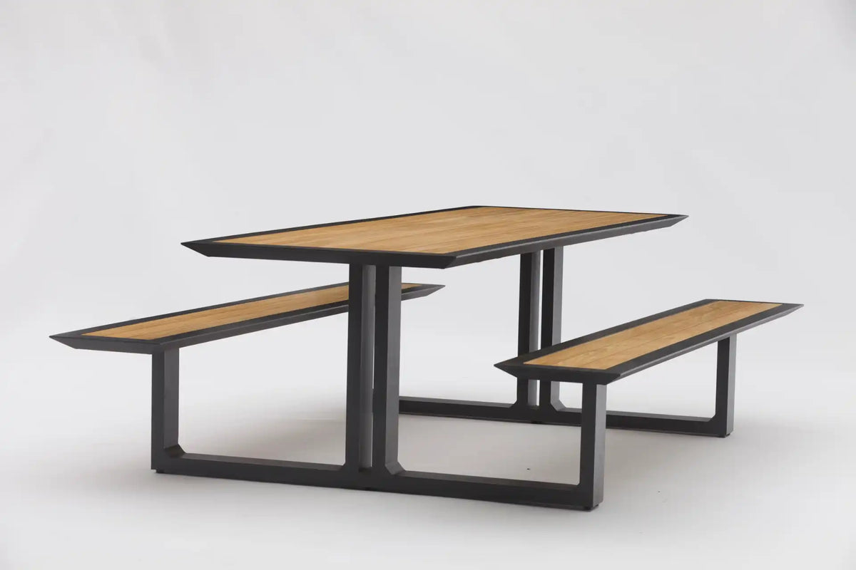 STAY NATURAL PICNIC TABLE Charcoal/teak