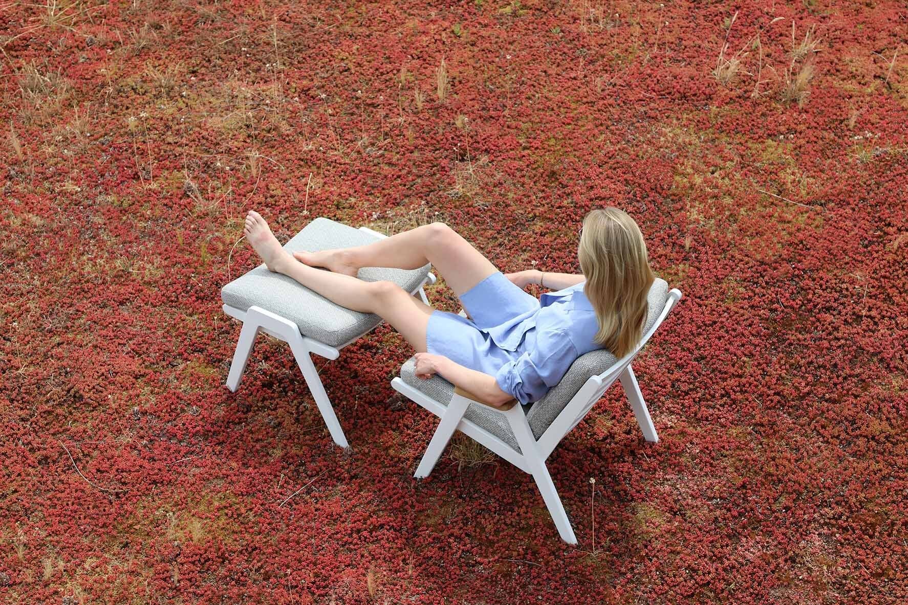 STAY Flex Loungestol, Ljusgrå