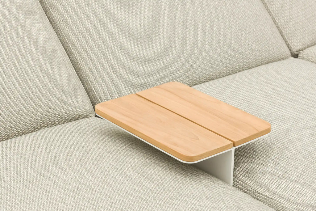 STAY Flex Teak Sidobord, Vit
