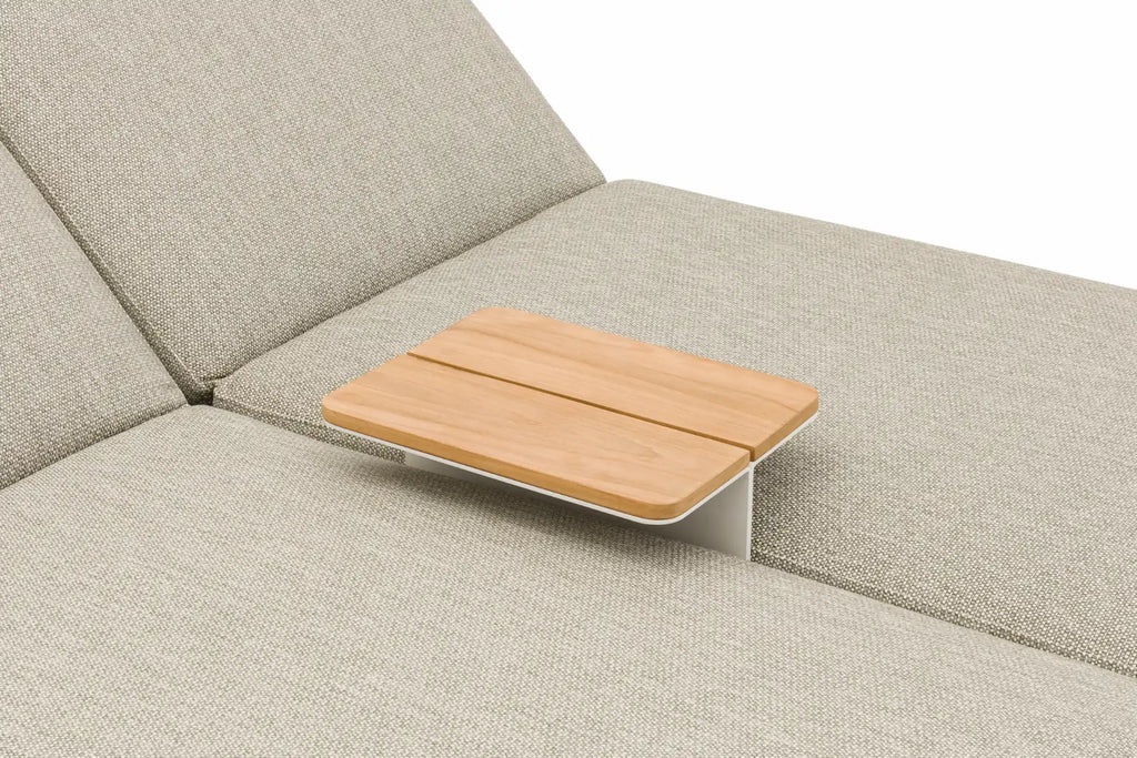 STAY Flex Teak Sidobord, Vit
