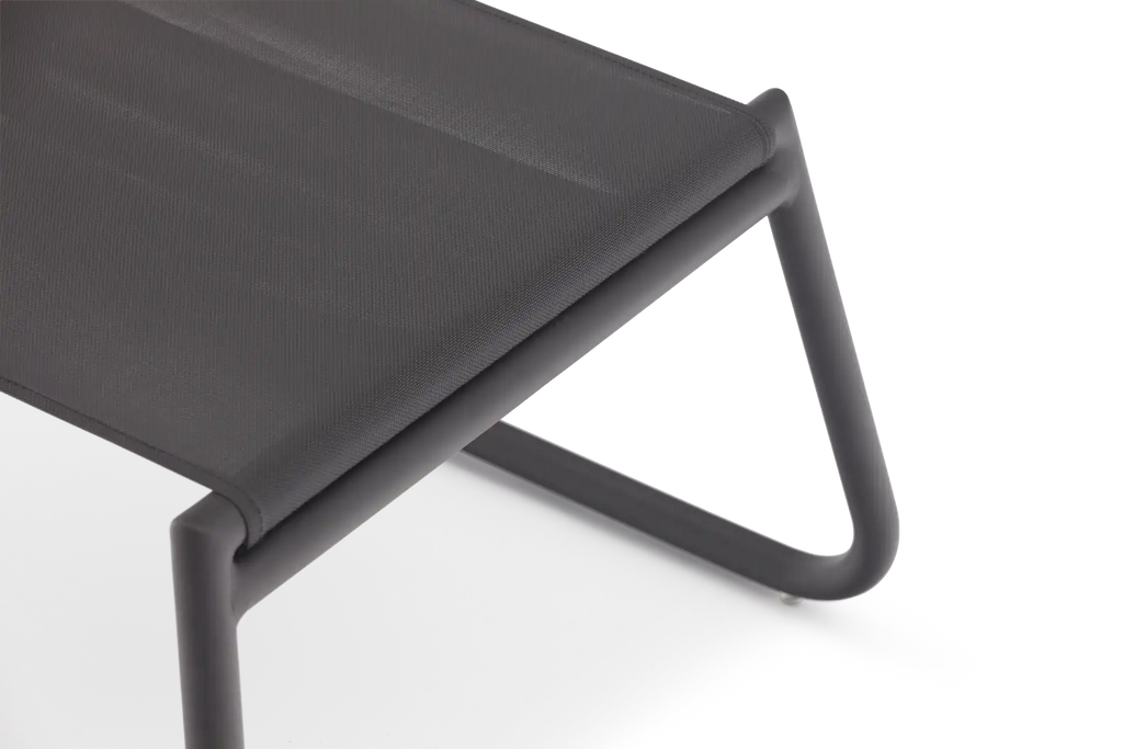 STAY Comfy Pall, Mörkgrått Tyg & Ram