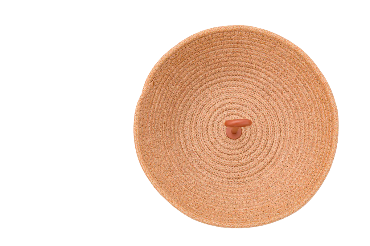 STAY flätad skål terracotta - finns i tre storlekar