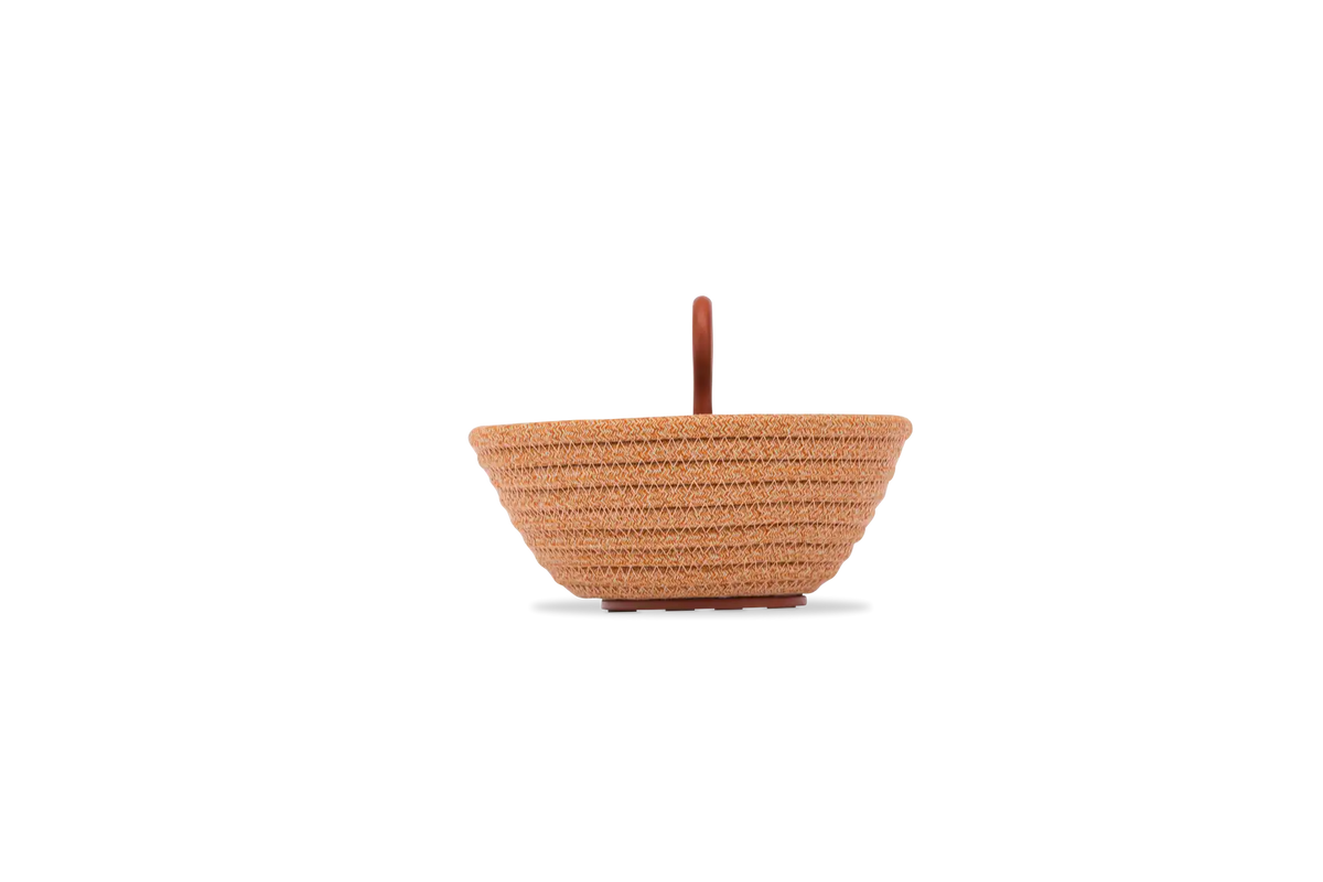 STAY flätad skål terracotta - finns i tre storlekar