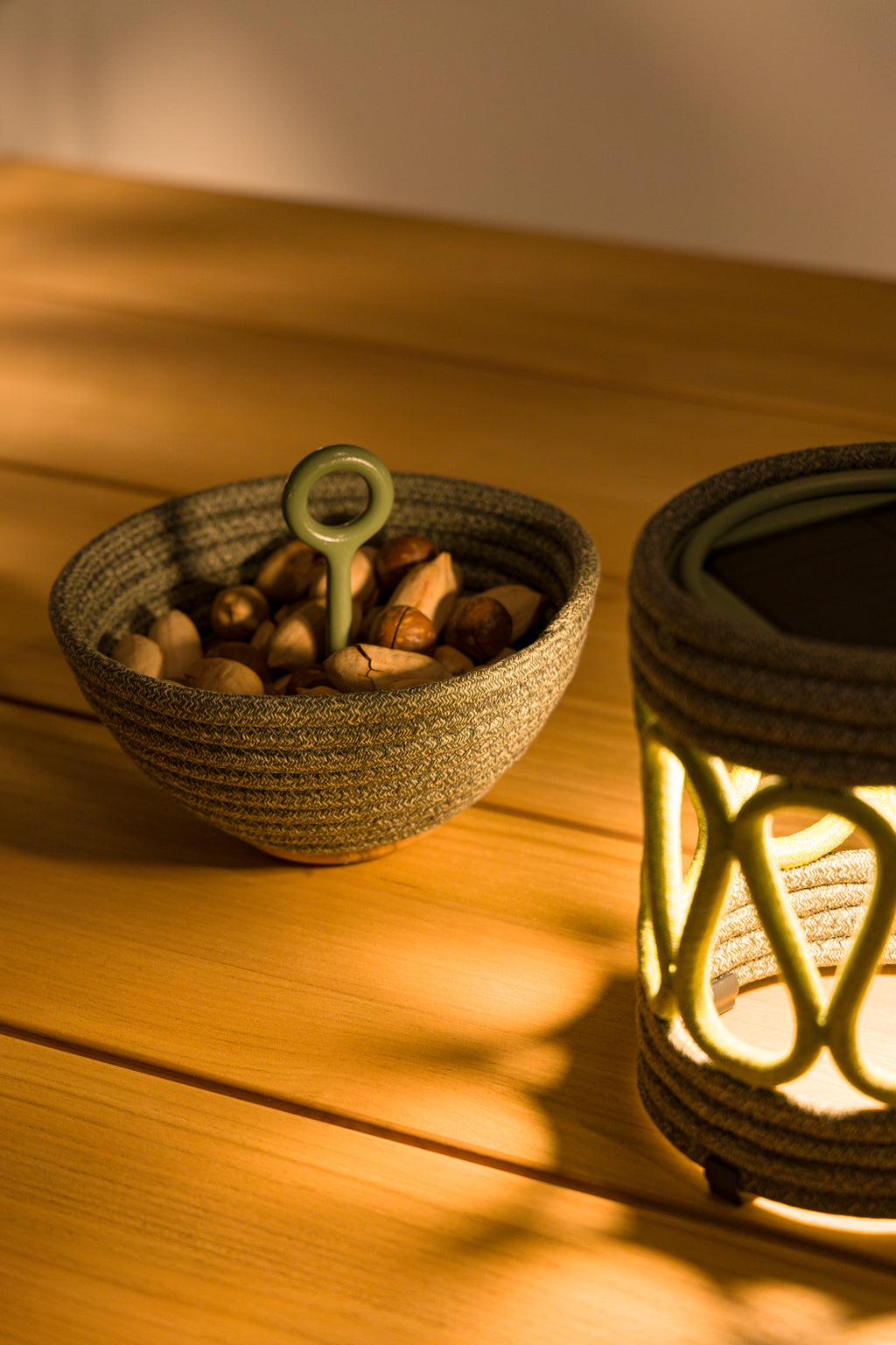 STAY flätad skål terracotta - finns i tre storlekar