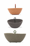 STAY flätad skål terracotta - finns i tre storlekar