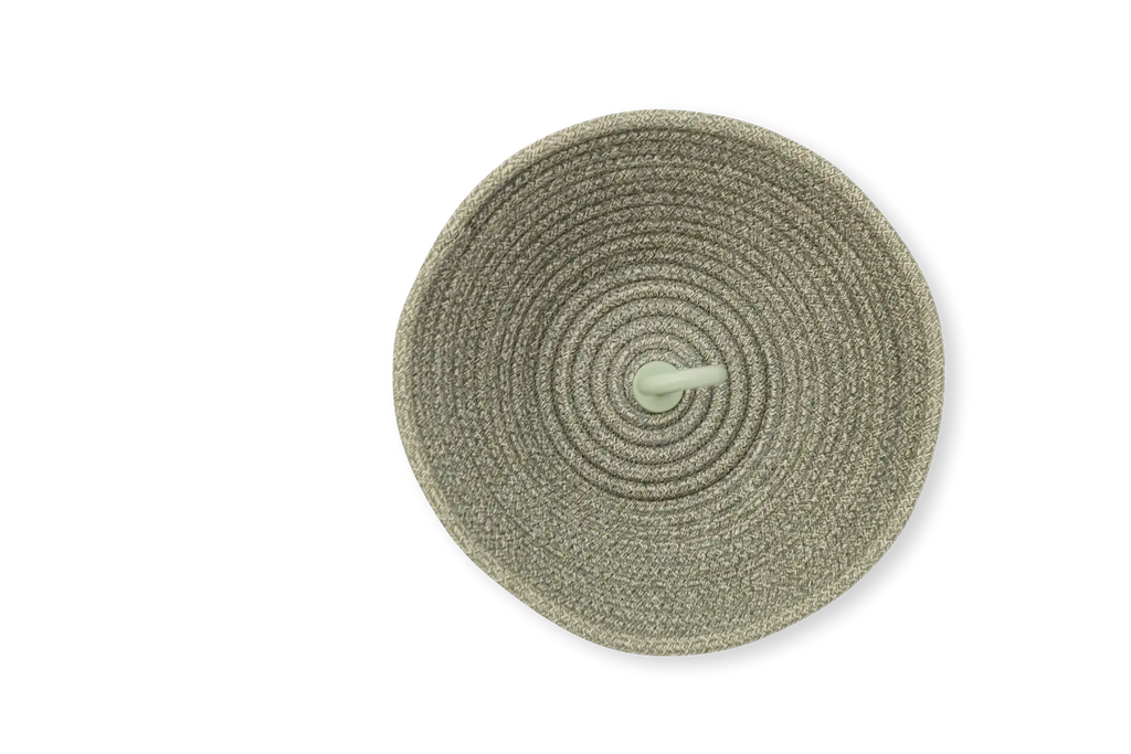 STAY flätad skål grön - finns i tre storlekar