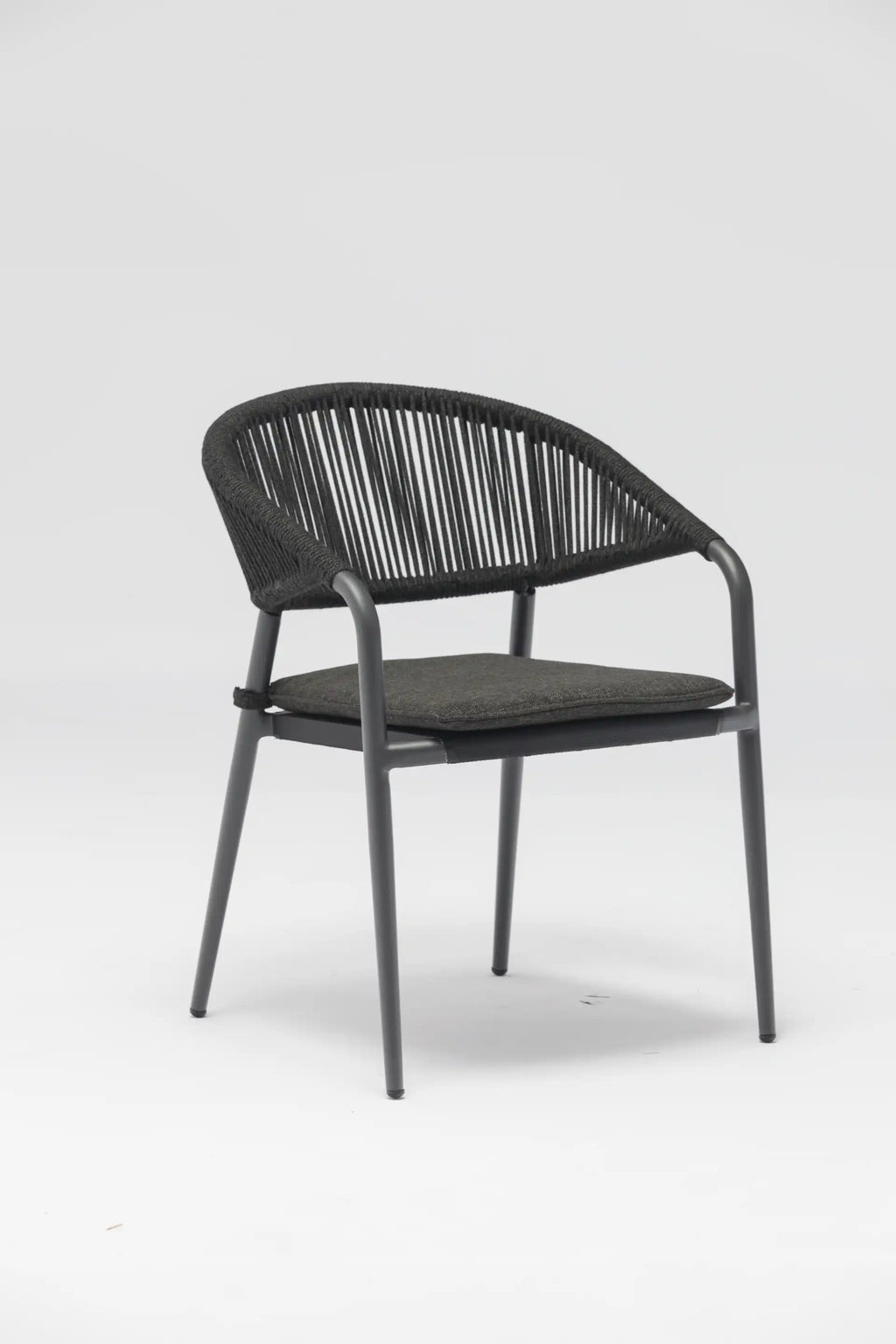 STAY NATURAL Rope Chair black rope (with pillow)