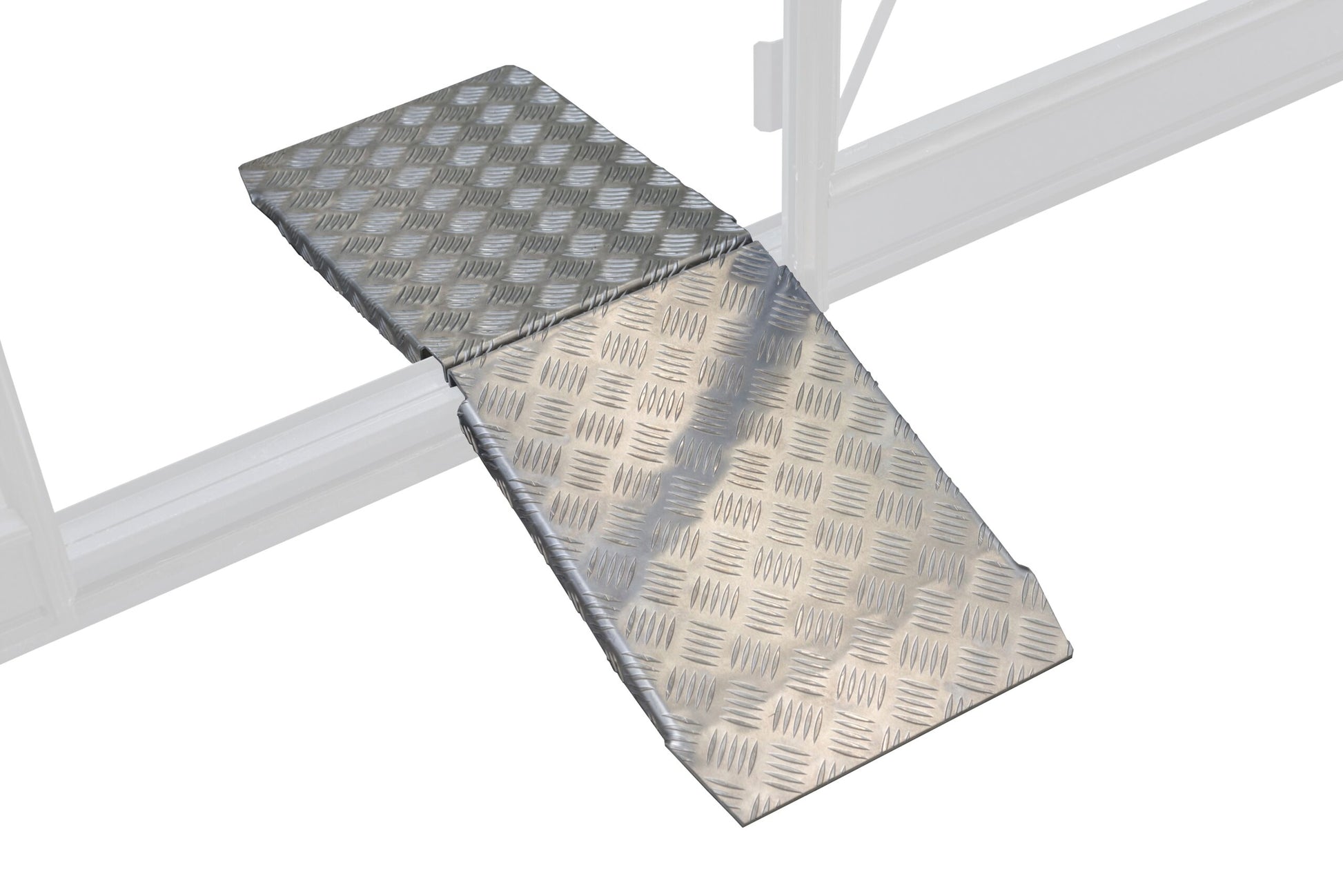 Alu ramp för skottkärra