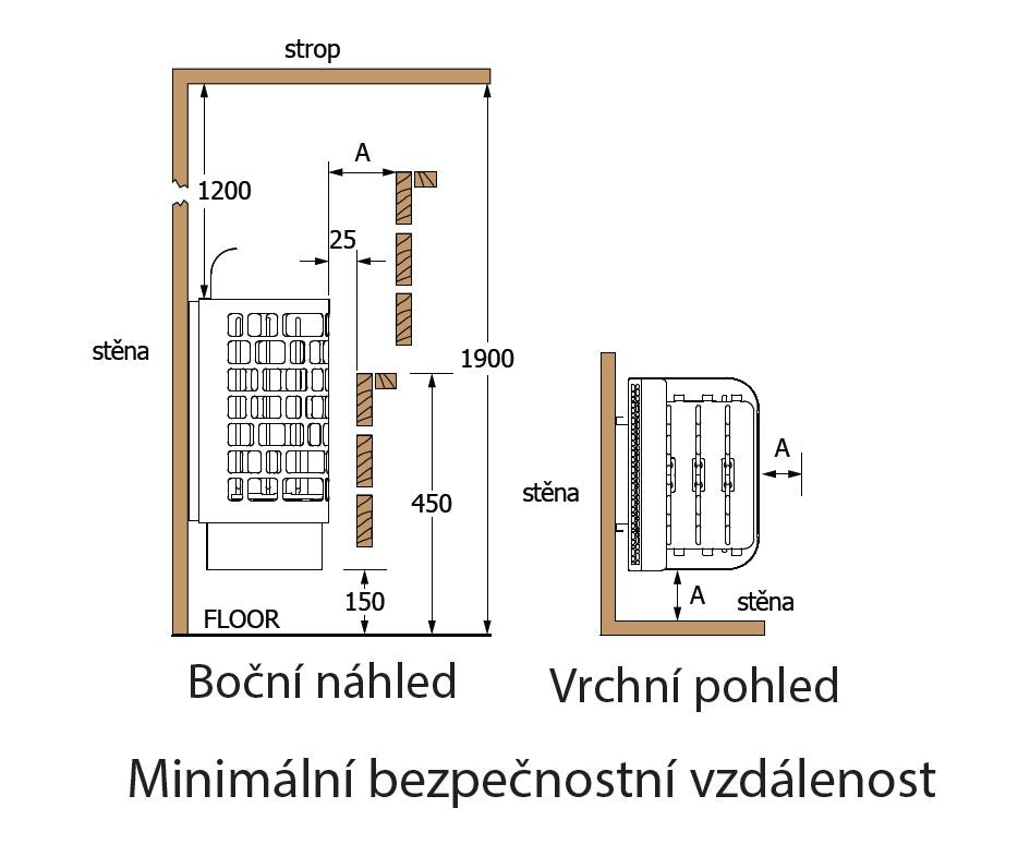 SAWO Krios 9 kW med tillbehör
