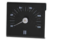 Bastutermometer i brun Aluminium