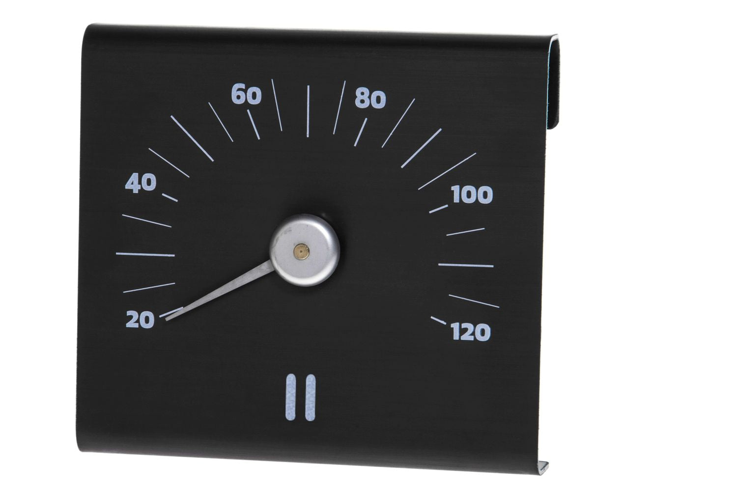 Bastutermometer i brun Aluminium