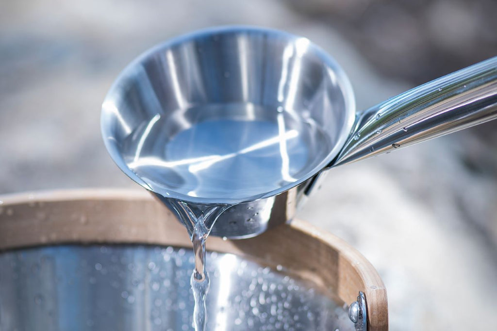 Bastuskopa i Rostfritt Stål