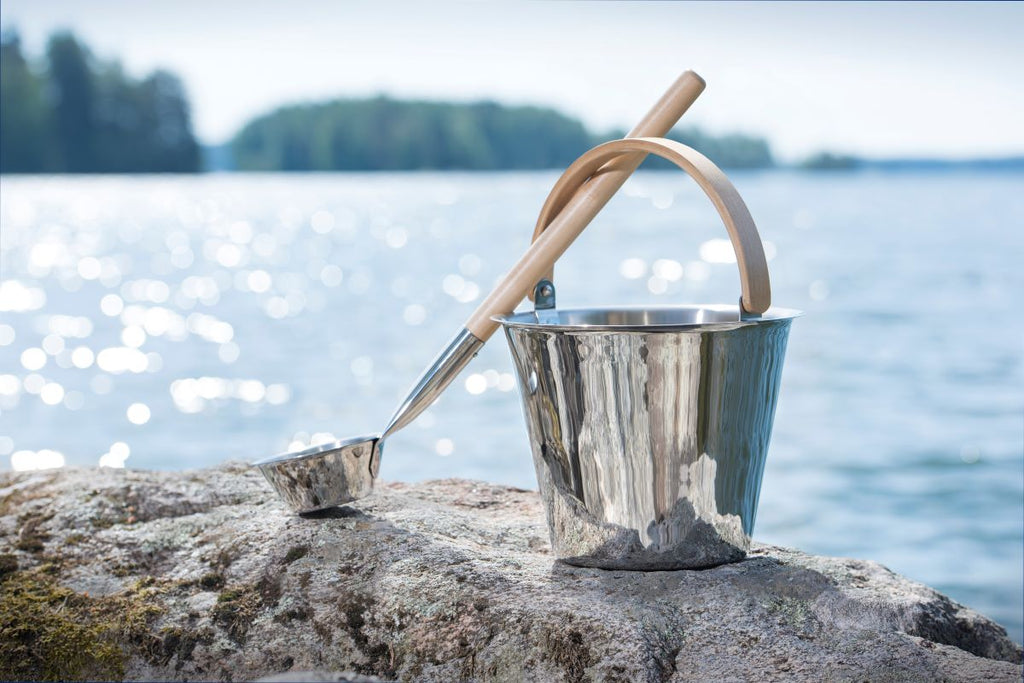 Bastuskopa i Rostfritt Stål