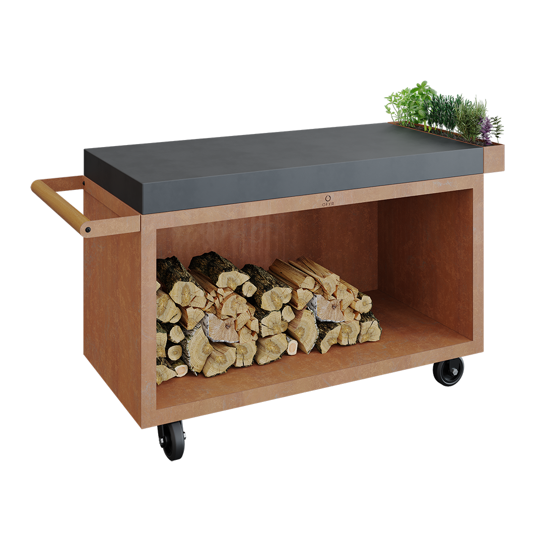 OFYR Mise en Place Table Corten 135 PRO CD
