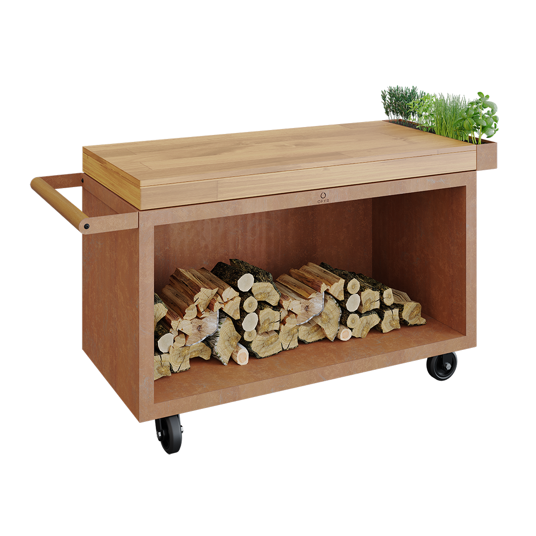 OFYR Mise en Place Table Corten 135 PRO TW
