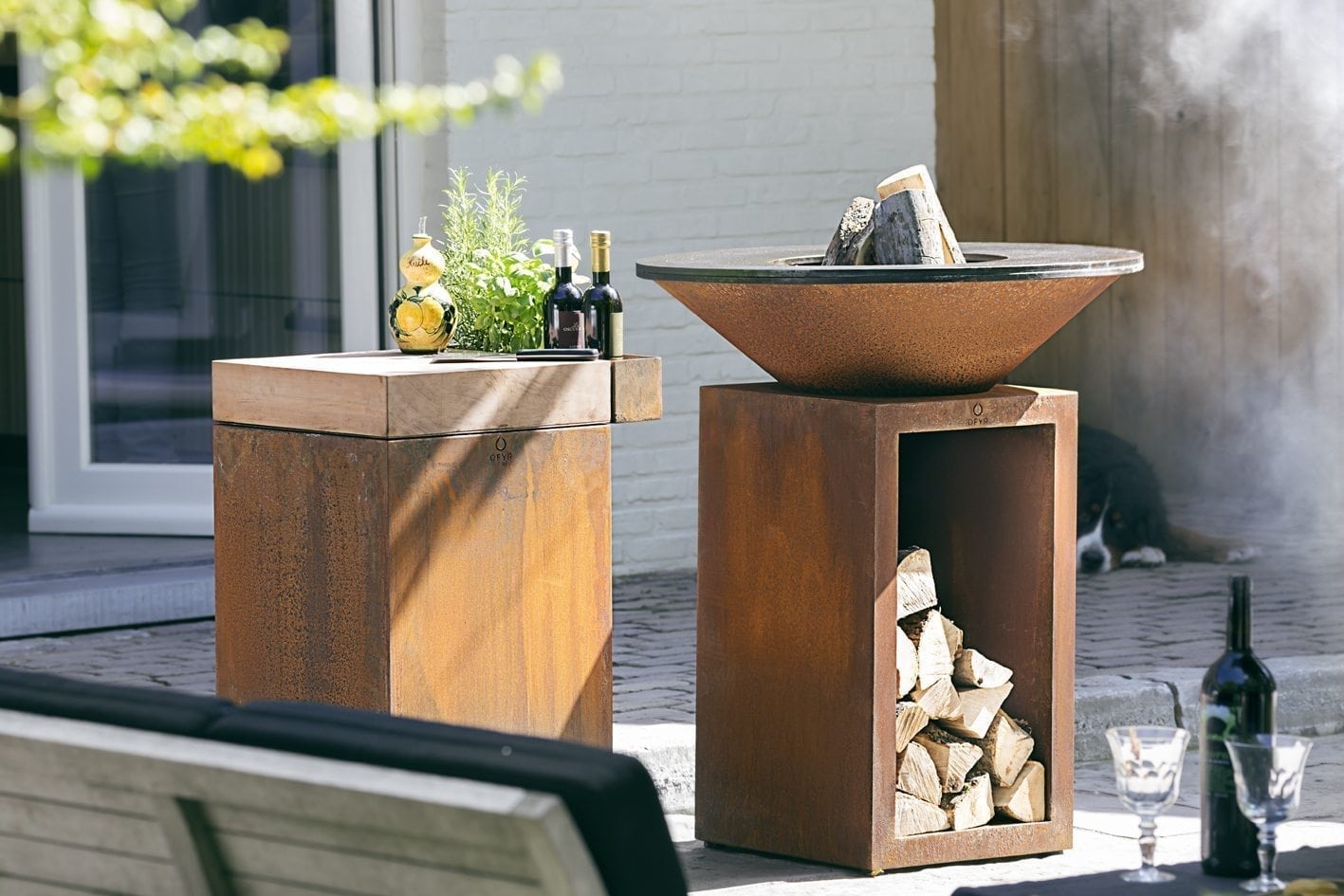 OFYR Butcher Block Storage 90 TW