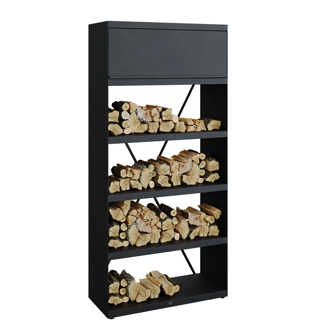 OFYR Wood Storage Black 100