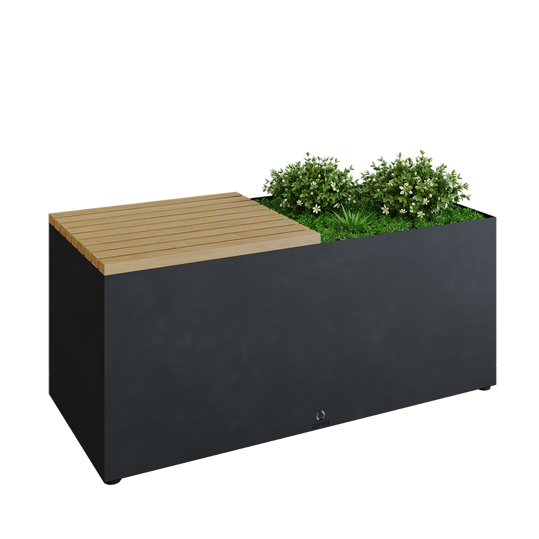 OFYR Herb Garden Bench Black