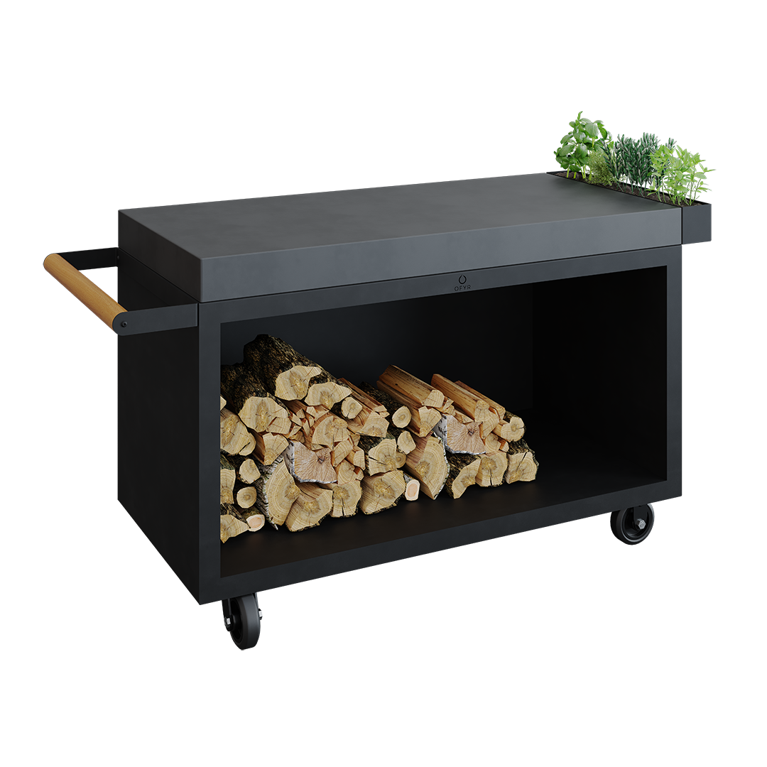 OFYR Mise en Place Table Black 135 PRO CD