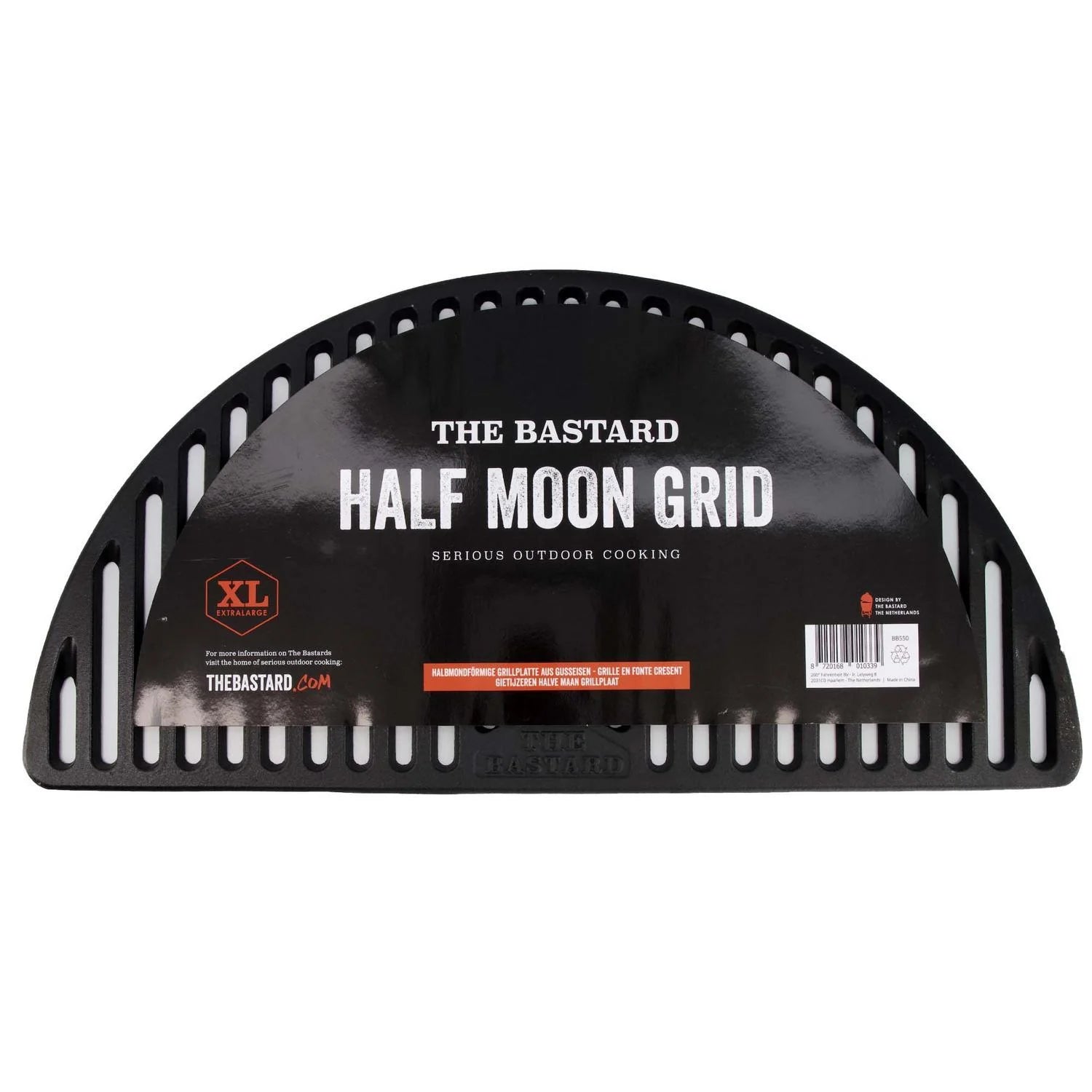 The Bastard Cast Iron Half Moon Grill XL 59 cm