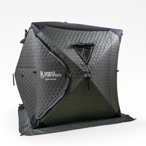 PortaSauna Hex 1,8x1,8x2,1m komplett paket