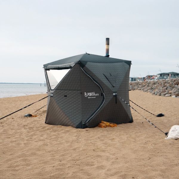 PortaSauna Hex 1,8x1,8x2,1m komplett paket