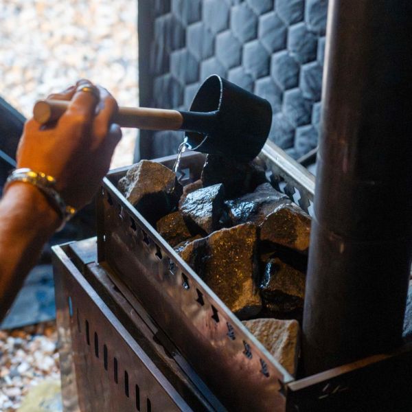 PortaSauna Hex 1,8x1,8x2,1m komplett paket