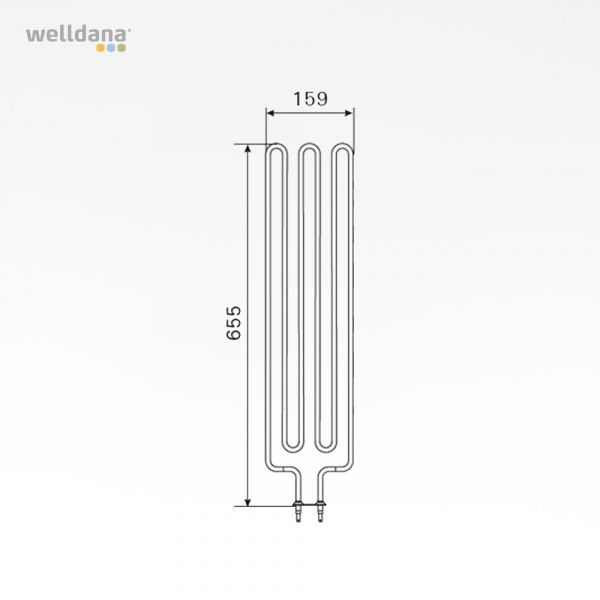 Värmeelement 3000 W F. 9 kw Stove