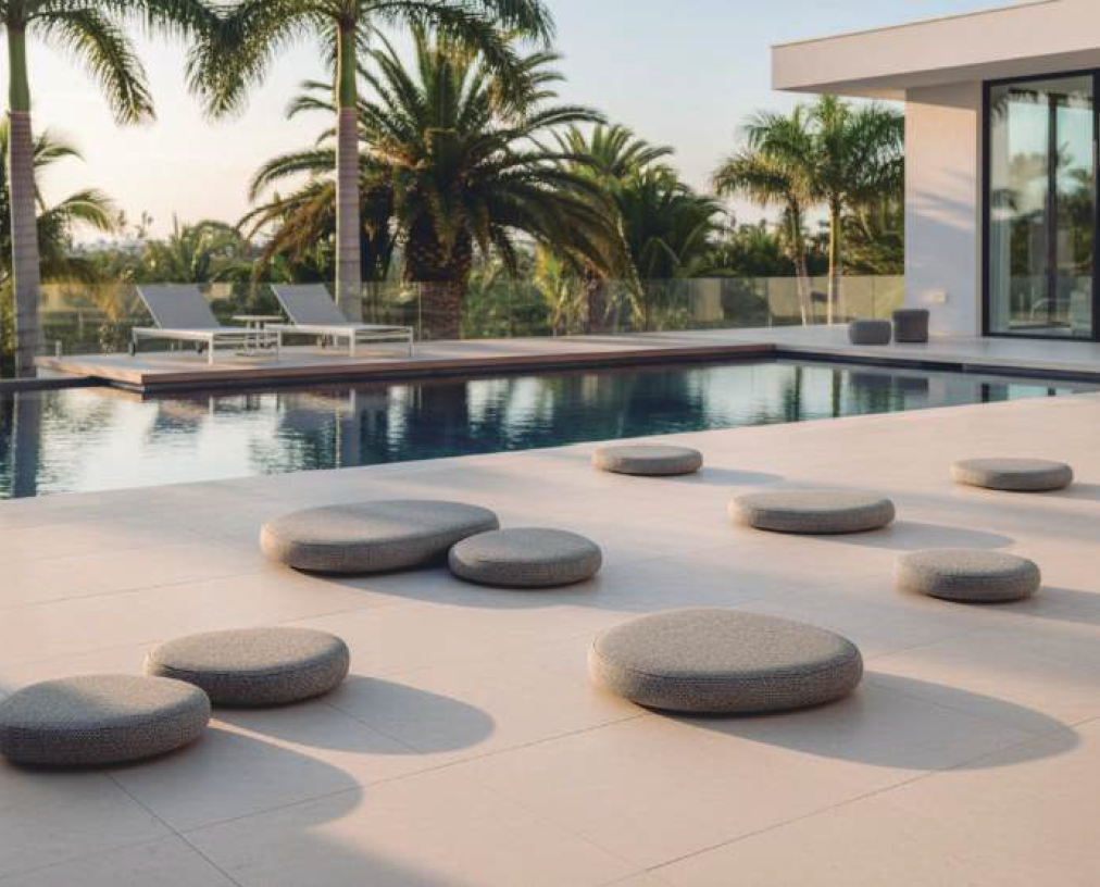 Pedra Utomhuskudde i tre storlekar