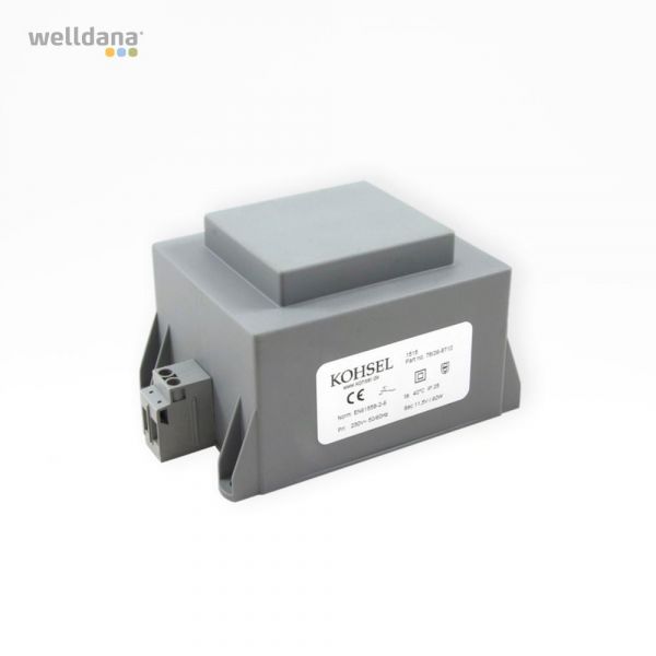 Spatransformator 60 VAC 230/12 V IP25