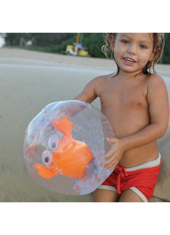 3D Badboll Sonny the Sea Creature Neon Orange