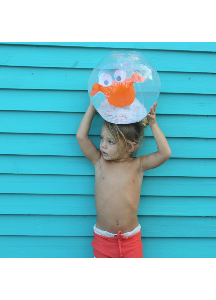 3D Badboll Sonny the Sea Creature Neon Orange