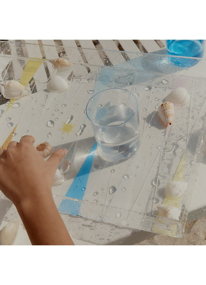 Poolside Vattenglas Rio Sun plastglas 4-pack