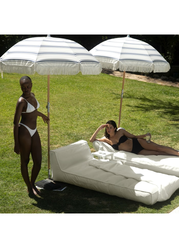 Strandparasol Luxe Coastal Blue