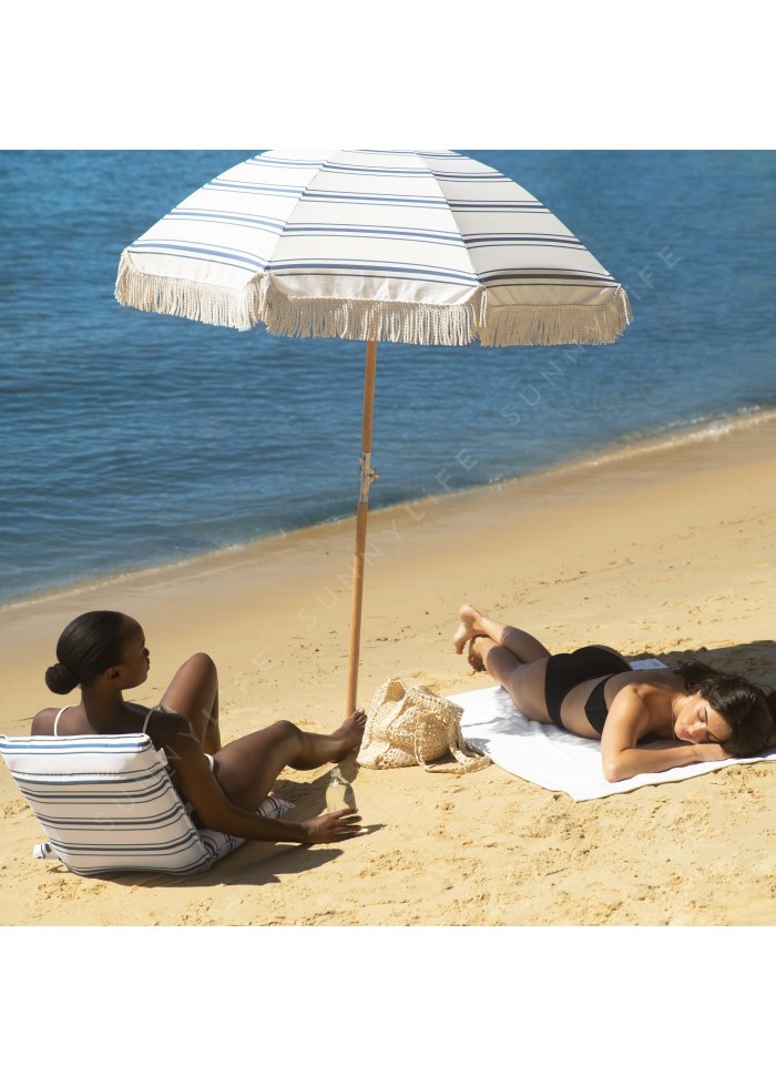 The Resort Lean Back Strandstol Coastal Blue