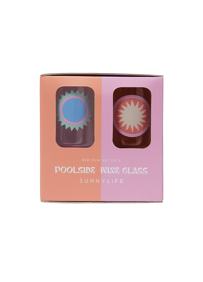 Poolside Vinglas Rio Sun 4-pack