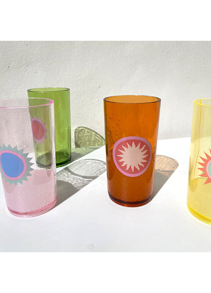 Poolside Drinkglas Rio Sun plastglas 4-pack