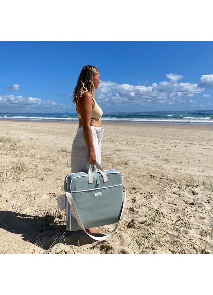 Sunnylife Take Anywhere Folding Chair La Palma Sage