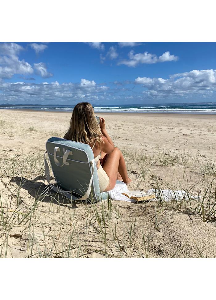 Sunnylife Take Anywhere Folding Chair La Palma Sage