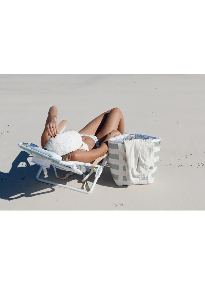 Deluxe Solstol La Palma Sage Stripe