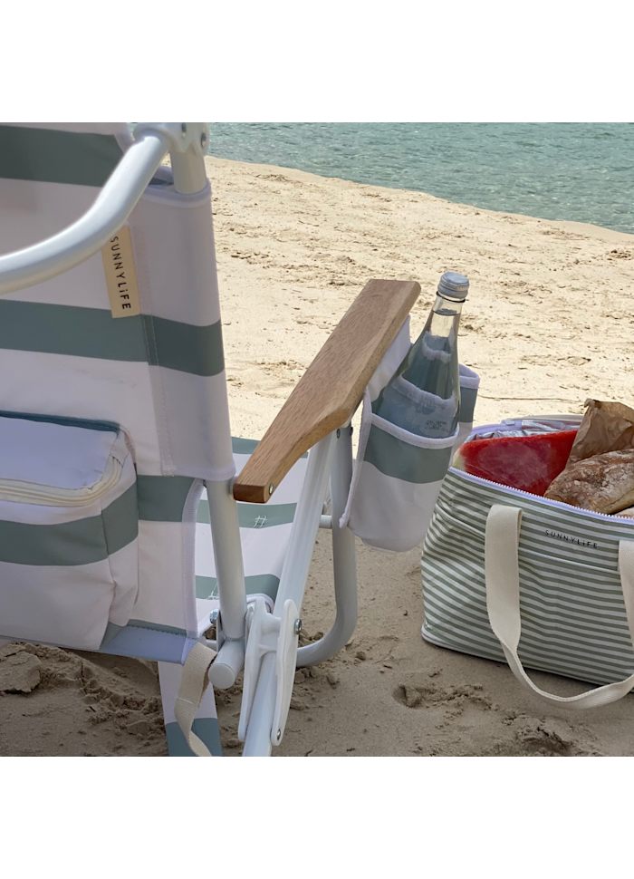 Deluxe Solstol La Palma Sage Stripe