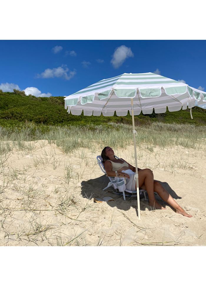 Deluxe Solstol La Palma Sage Stripe