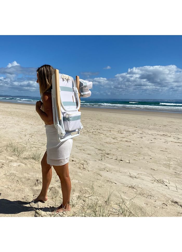 Deluxe Solstol La Palma Sage Stripe