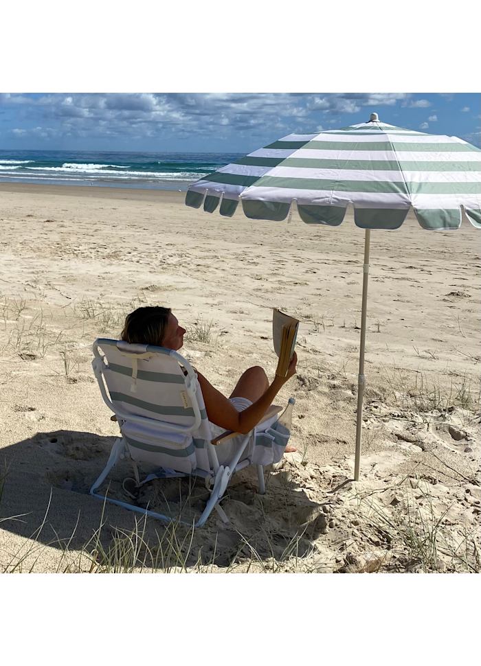 Deluxe Solstol La Palma Sage Stripe