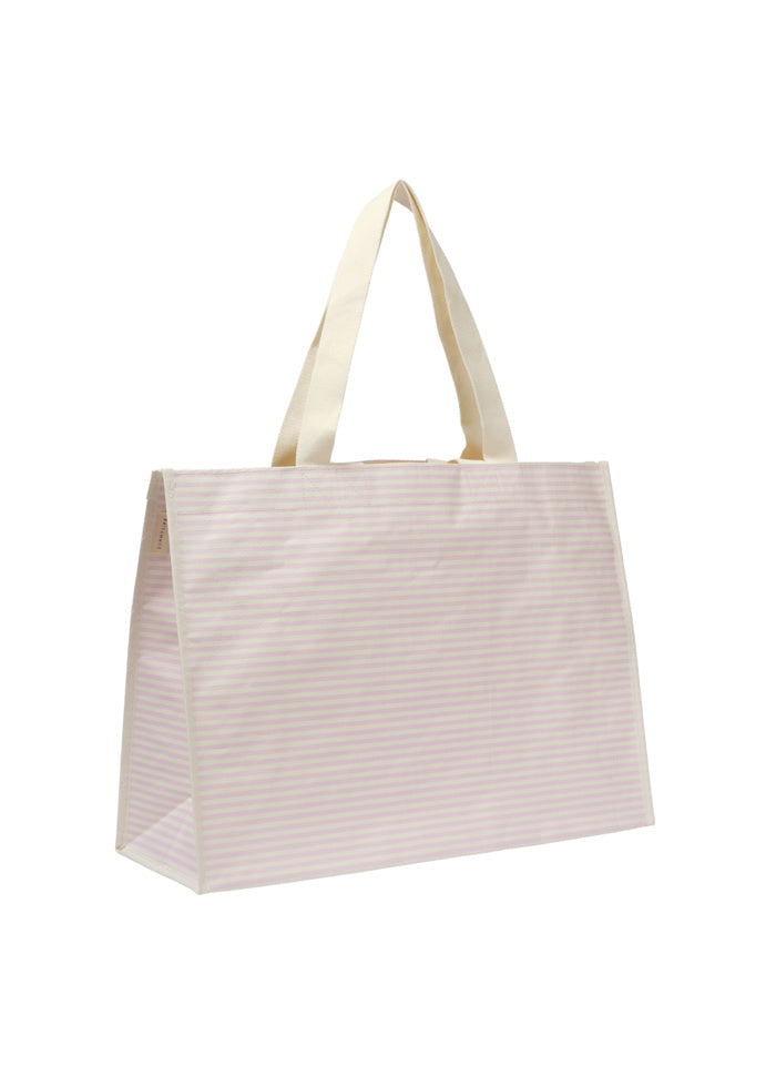 Carryall Strandväska Lazy Days Pink Stripe