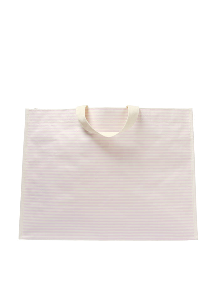 Carryall Strandväska Lazy Days Pink Stripe