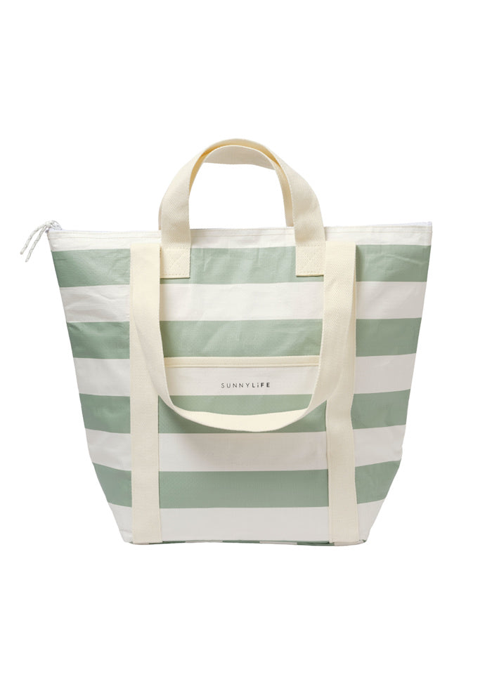 Light Kylväska Tote La Palma Sage Stripe